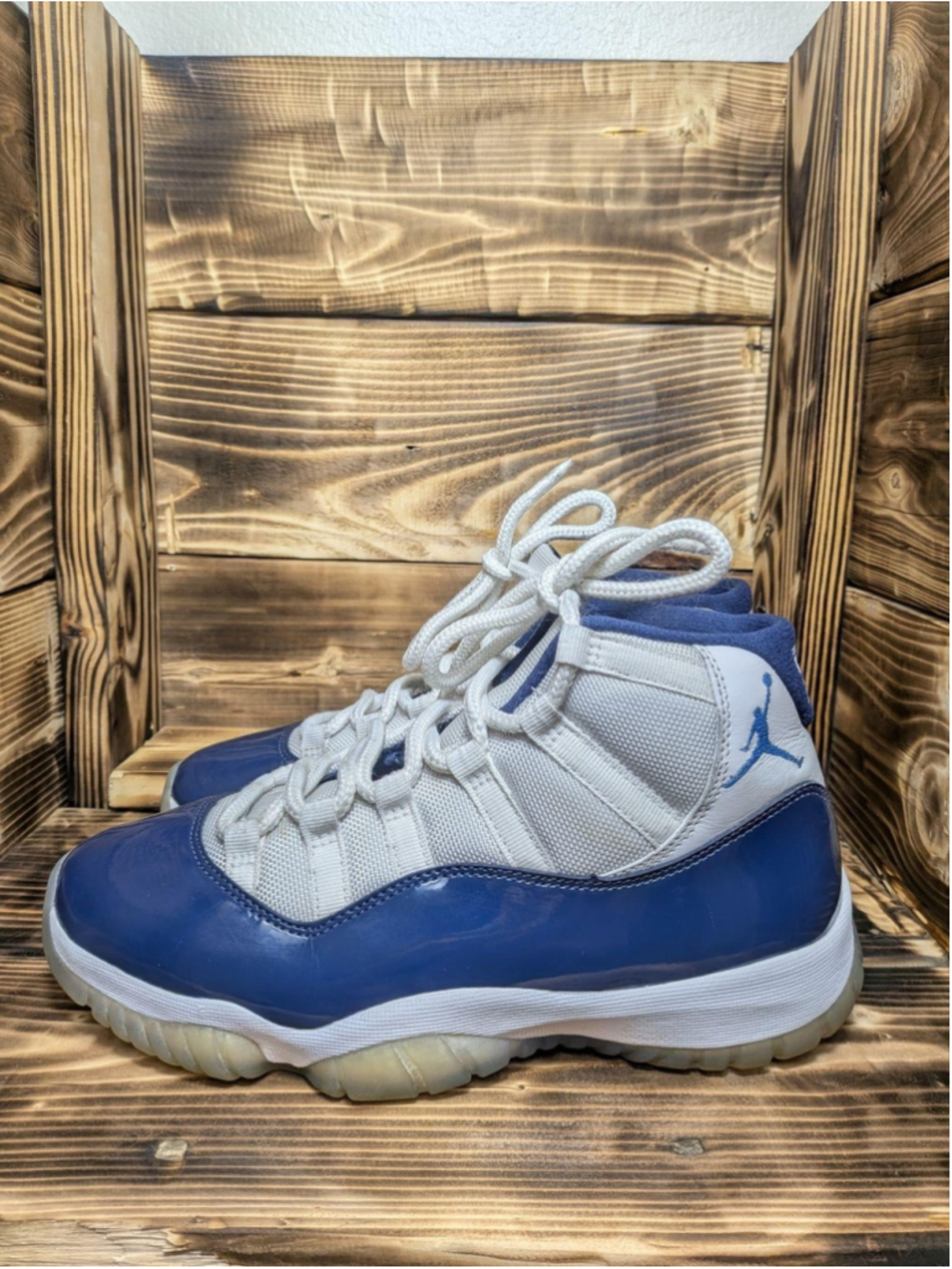 Jordan Air Jordan 11 Retro Win Like 82 Shoes Youth Size 7Y White Navy Sneakers